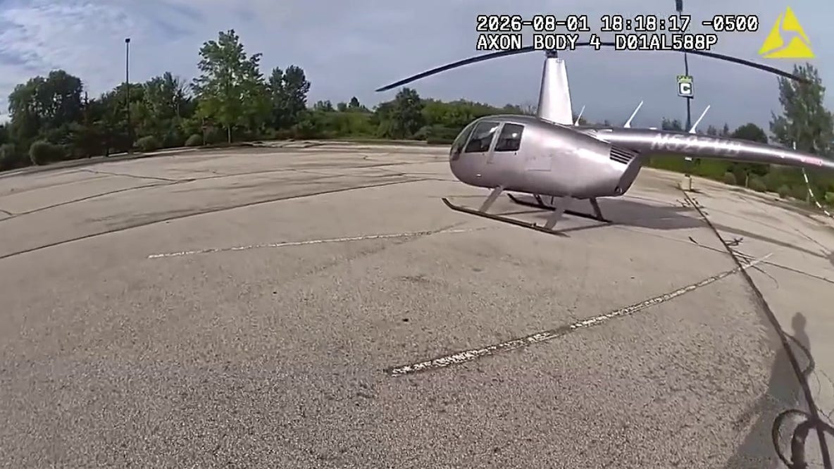 Pilot flies helicopter to Richfield Cabela's, lands in parking lot