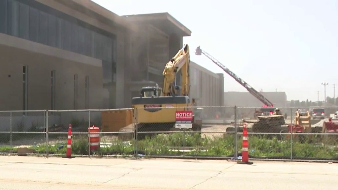 West Allis-West Milwaukee DPW fire, building under construction