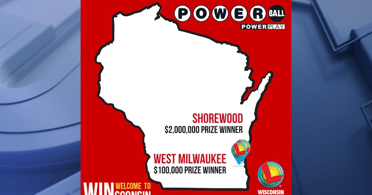 Winning $2M, $100K Powerball tickets sold in Shorewood, West Milwaukee