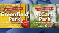 2026 Milwaukee County Traveling Beer Garden; fall dates at 2 parks
