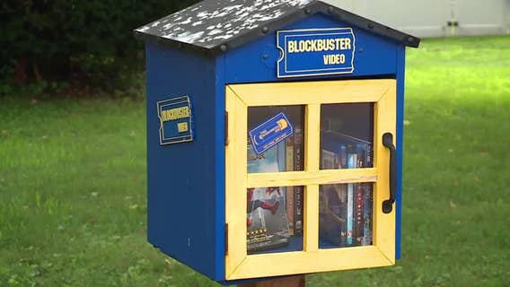 Kenosha resident builds 'Little Free Blockbuster' movie stand
