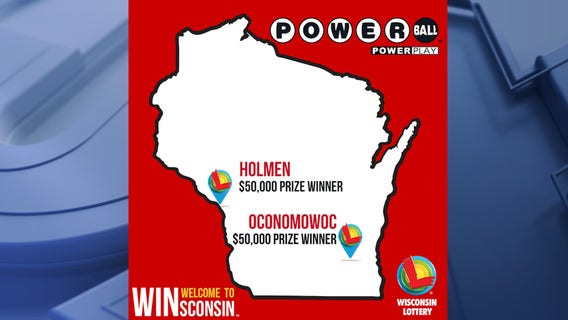 Wisconsin Powerball winners: $50K tickets sold in Holmen, Oconomowoc