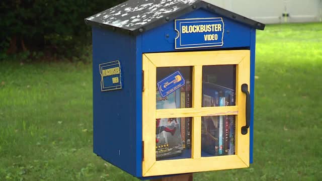 Kenosha resident builds 'Little Free Blockbuster' movie stand