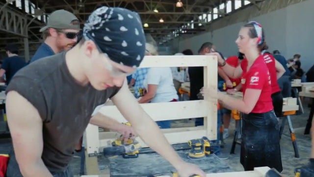 Racine, Kenosha volunteers build 328 beds for children in need