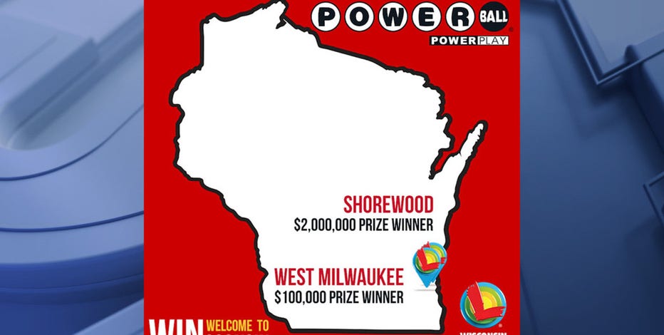 Winning $2M, $100K Powerball tickets sold in Shorewood, West Milwaukee