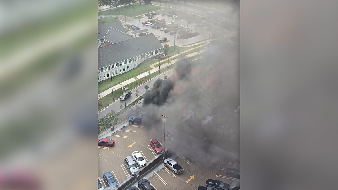 Wauwatosa Froedtert Hospital parking structure fire, 1 injured