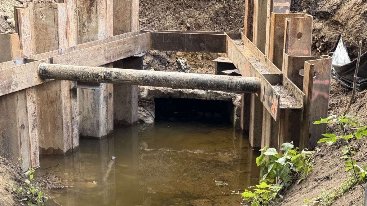 Merton emergency concrete box culvert repair; CTH E to reopen Sept. 17