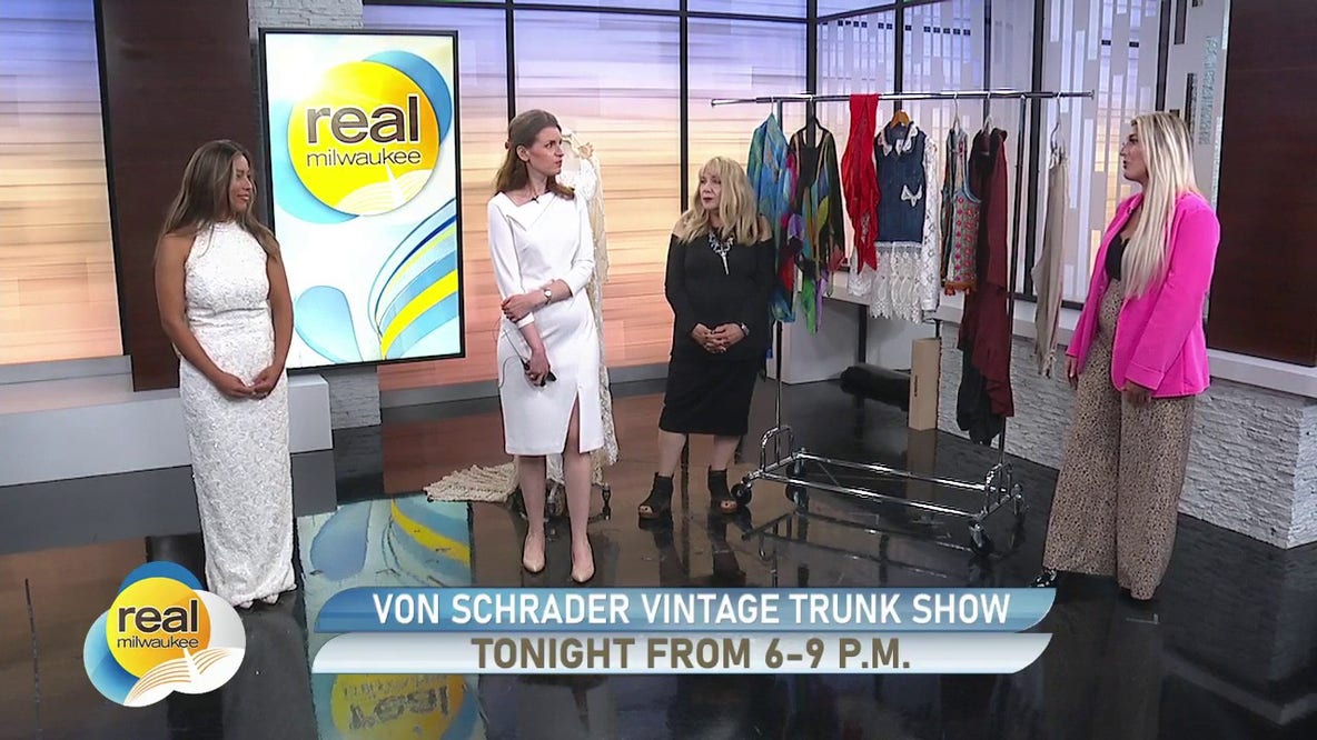 Von Schrader Vintage Trunk Show tonight in Racine