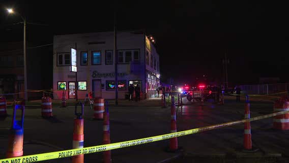 Kenosha police shooting, bar homicide suspect shot, arrested