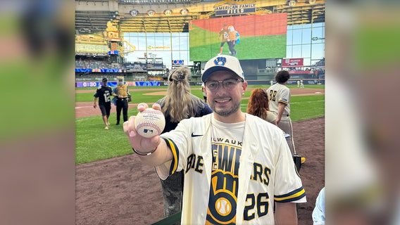 Liver transplant patient gets 'Brew Crew Call‑Up' experience