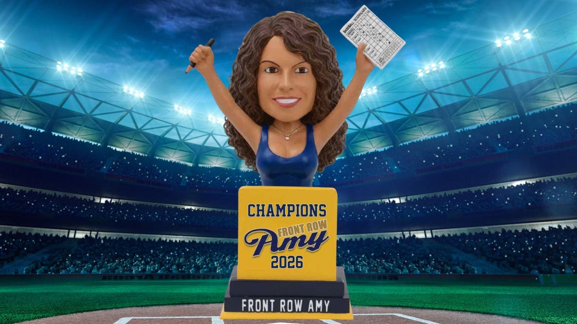 Front Row Amy gets bobblehead celebrating Brewers' World Series win