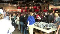 Brewers fans wait in massive lines for World Series merch