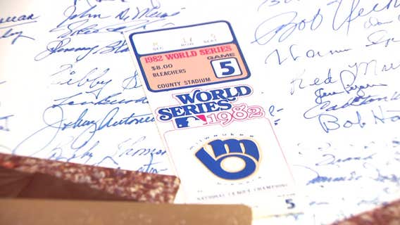 World Series: Brewers fan saves dad's 1982 memorabilia