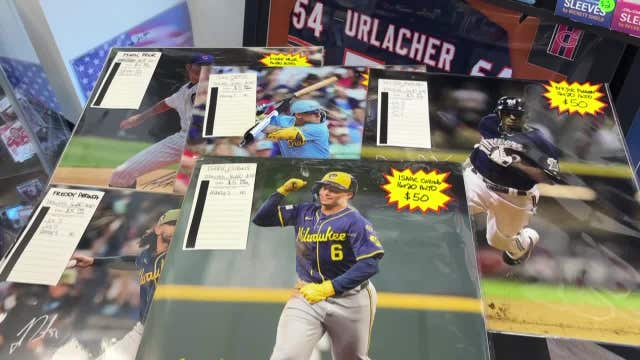 World Series: Brewers memorabilia in high demand at Kenosha shop