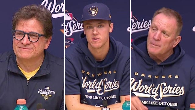 World Series interviews: Brewers' Murphy, Misiorowski, others speak