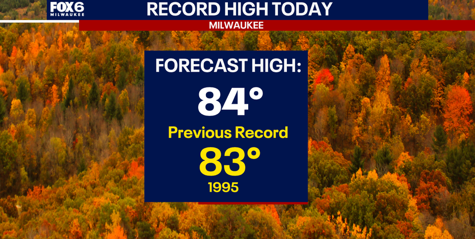 Potential record heat for Milwaukee Monday, more warm temps
