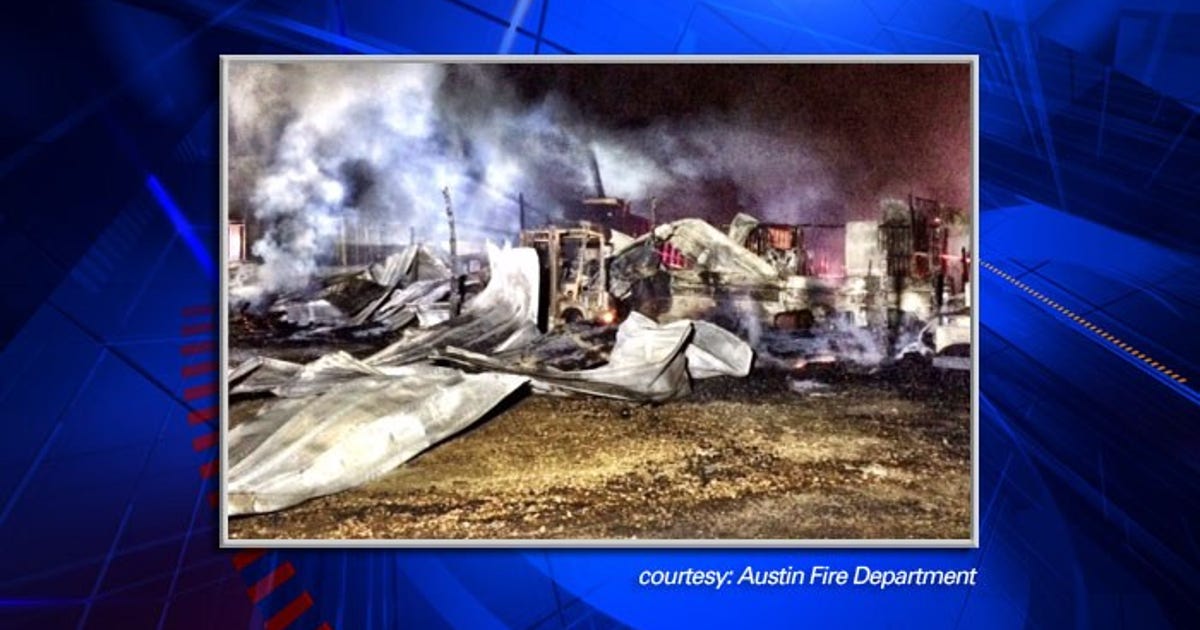 Large fire in East Austin destroys buildings and cars | FOX 7 Austin