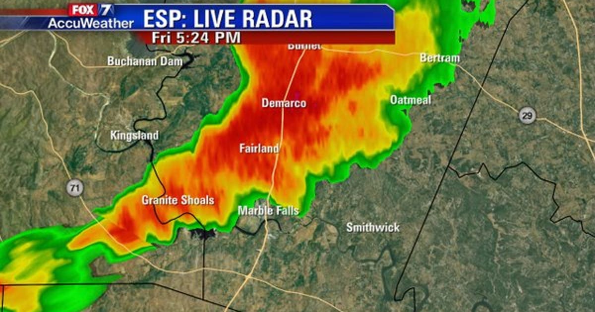 Severe Thunderstorm Warnings in effect for Central Texas | FOX 7 Austin