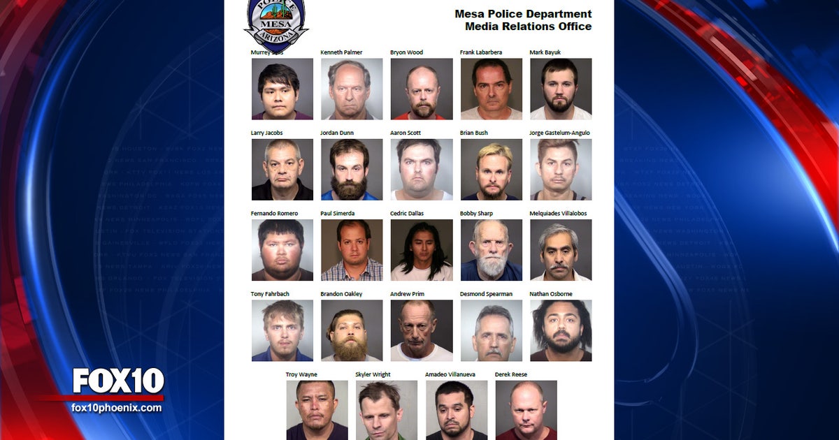 Police arrest 24 suspects during 6-day child sex crimes operation | FOX ...