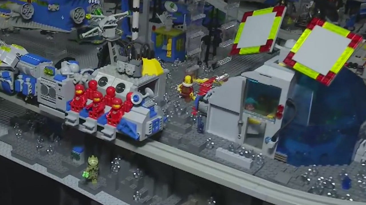 Brick Fiesta LEGO display at Renaissance Hotel