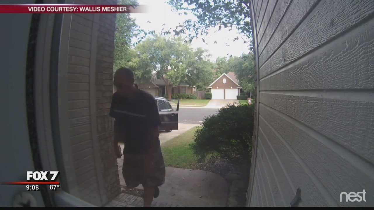 Caught On Camera Couple Catches Package Thief Stealing From Doorstep 