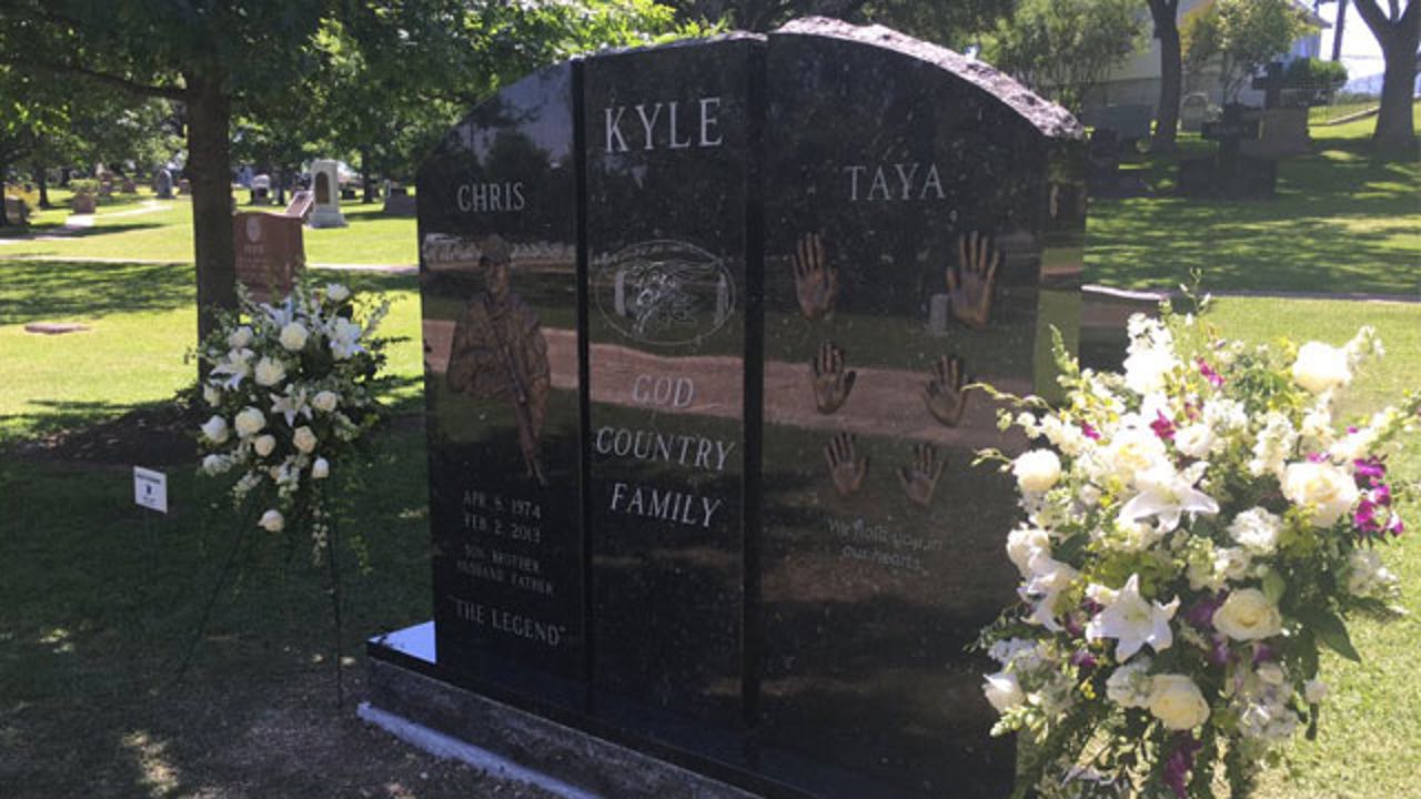Headstone of Navy SEAL Chris Kyle placed at Texas State Cemetery FOX