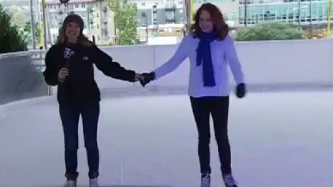 Ice Skating at Whole Foods