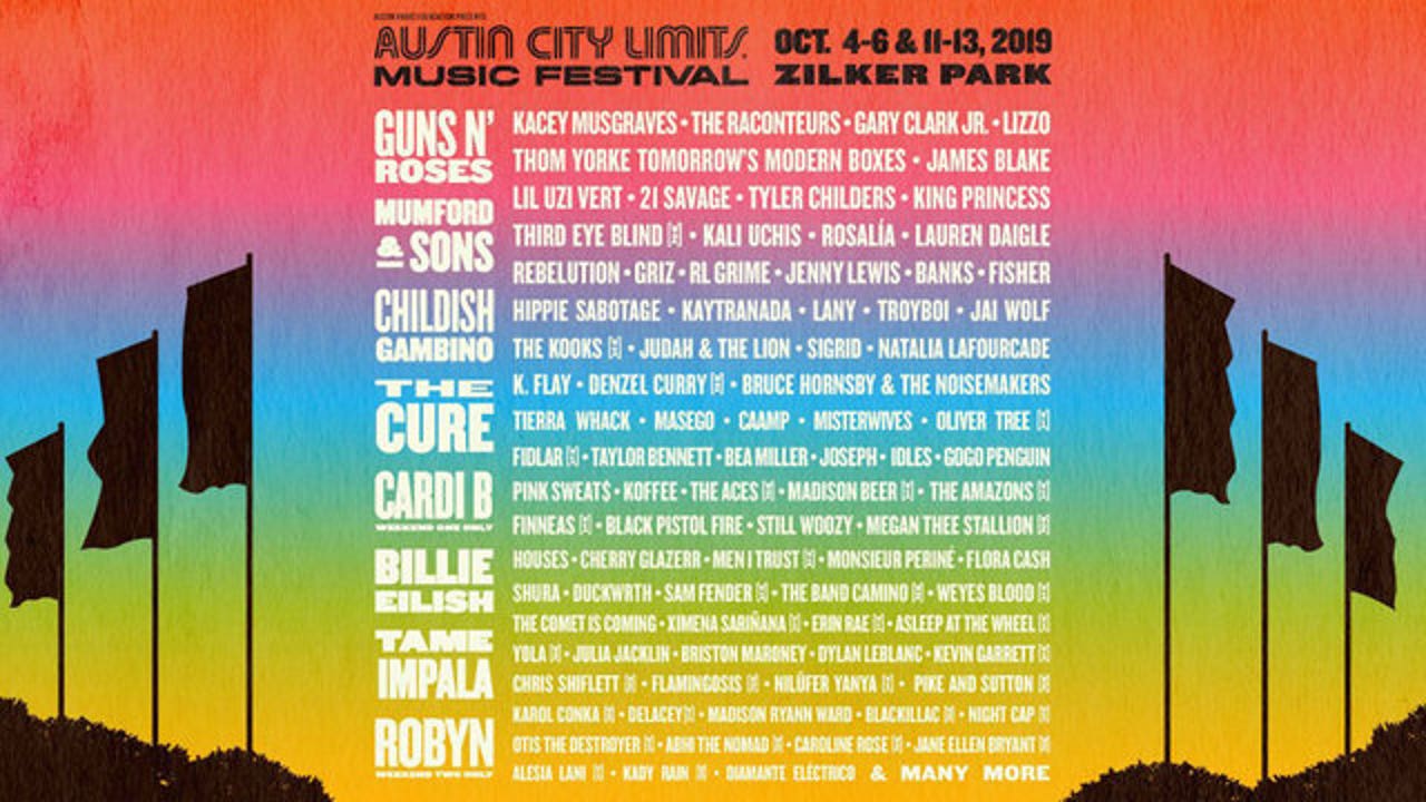 2019 Austin City Limits Music Festival Lineup