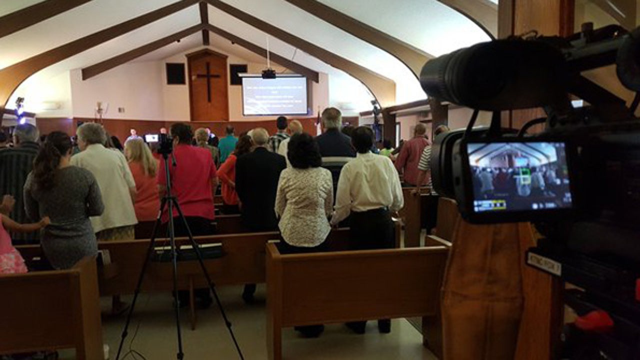Fire not enough to stop services at Onion Creek Baptist Church