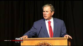 Former President George W. Bush visits Central Texas