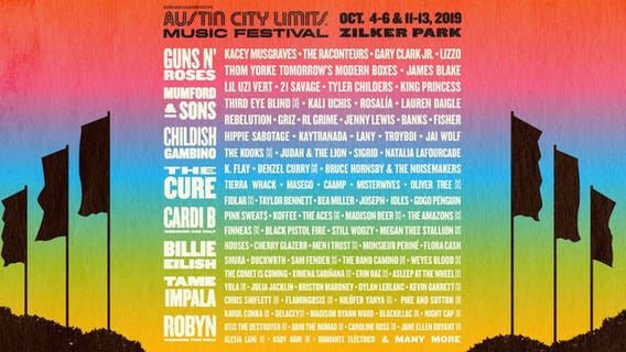 2019 ACL Music Festival daily lineup released