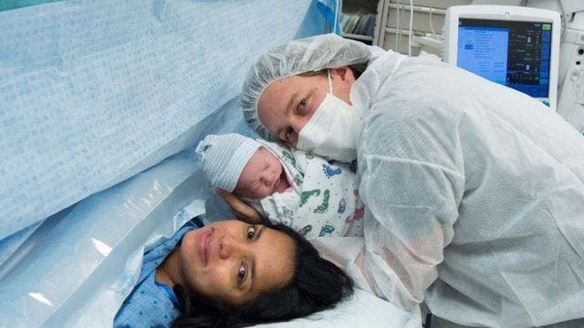 Father says he was charged for 'skin to skin' contact with newborn