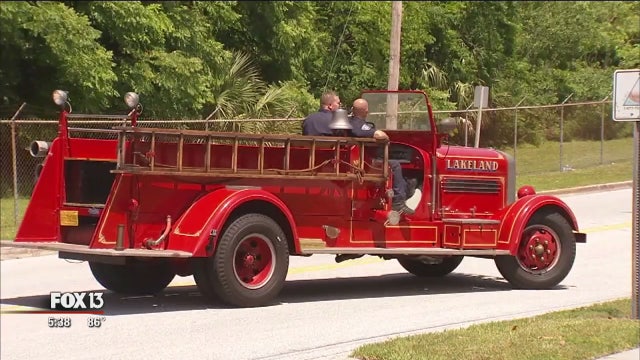 Lakeland Fire Dept. restores antique fire truck