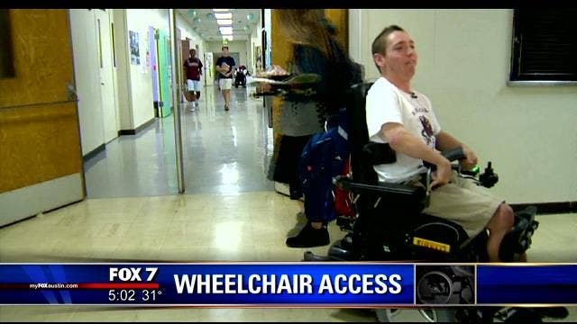 Austin High School debuts new wheelchair accessibility