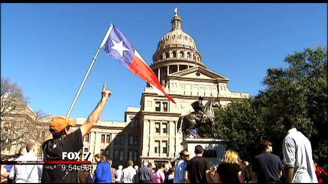 Texans from across the state attend inauguration festivities