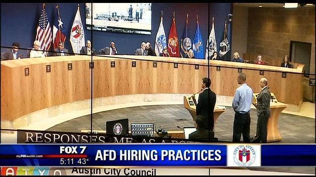 Council hears from Austin Firefighters Association on hiring policies
