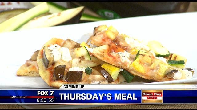Cooking with FOX 7: Grilled Veggie Naan Pizza
