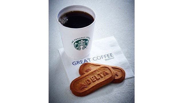 All Delta flights now serving Starbucks