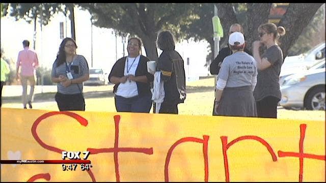 Lanier H.S. students pay tribute to former classmate