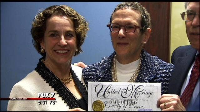 Supporters celebrate same sex marriage, AG continues fight