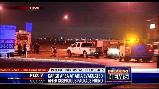 *Update* Officials say suspicious package at ABIA was false alarm