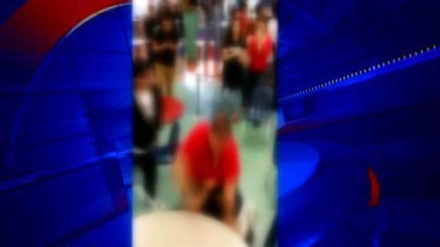 Video captures East Austin students involved in cafeteria brawl