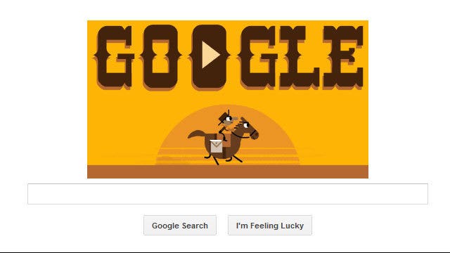 Google celebrates 155th Anniversary of The Pony Express