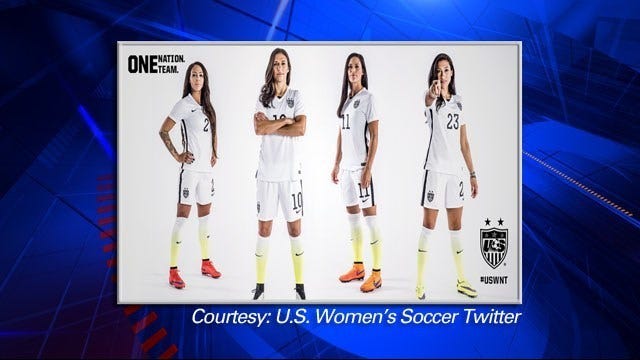 Nike unveils World Cup uniforms for U.S. Women's National Team