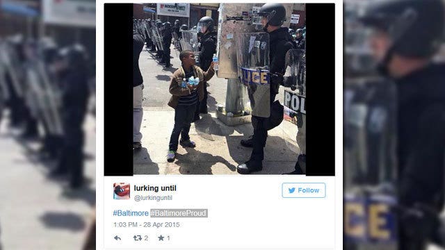 Touching images out of Baltimore