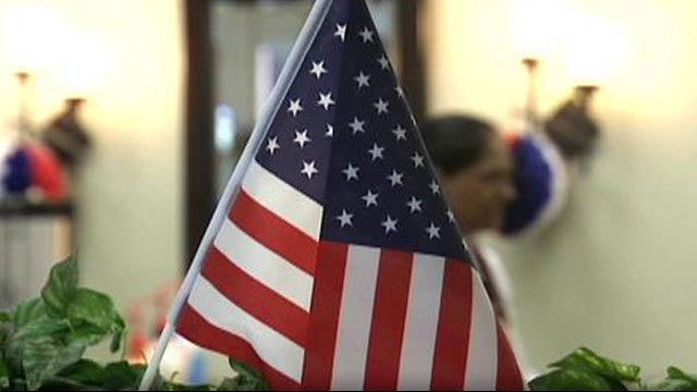 Local WWII vets honored on Flag Day