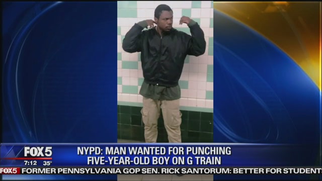 Man punches 5-year-old in face on subway train