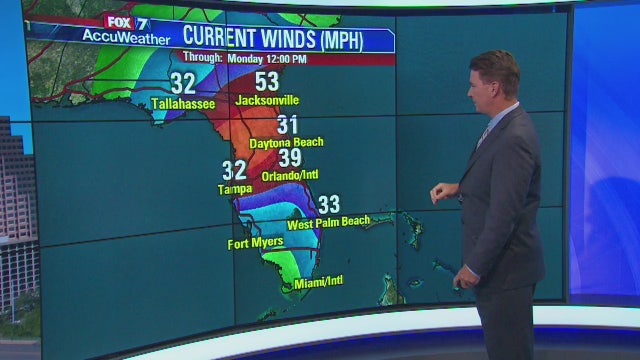 Afternoon weather forecast for September 11, 2017