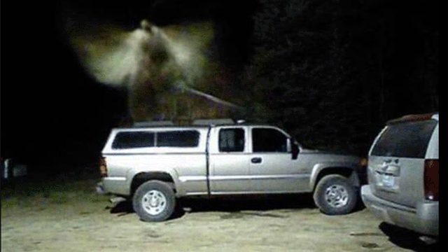'Angel' image captured on security camera