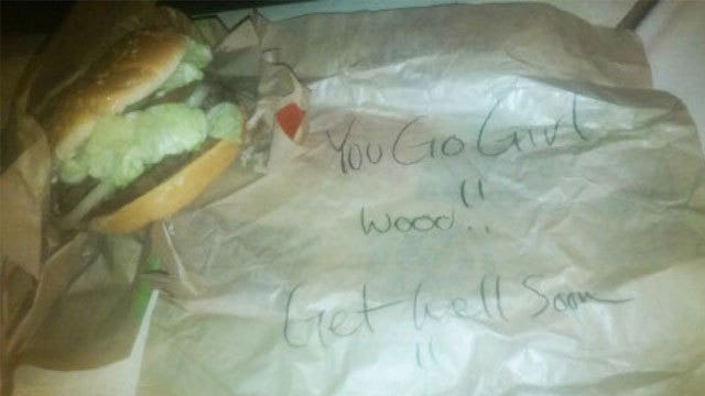 Burger King grants dying woman's Whopper wish